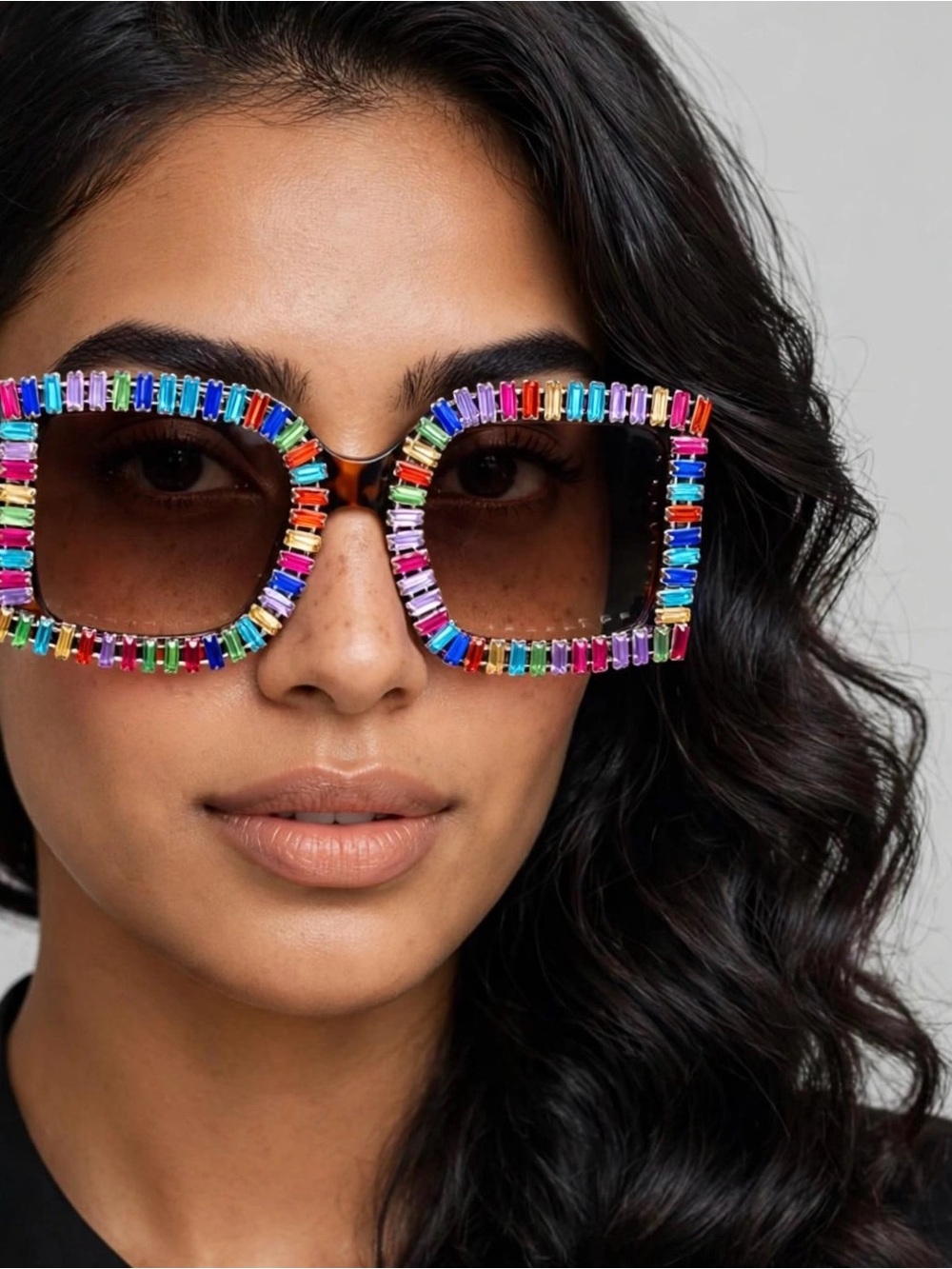 New Women’s Multicolor Square Sunglasses